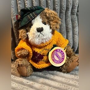 PICKFORD BEARS BRASS BUTTON COLLECTABLES 11" AUGIE DOG OF FRIENDSHIP- 1997